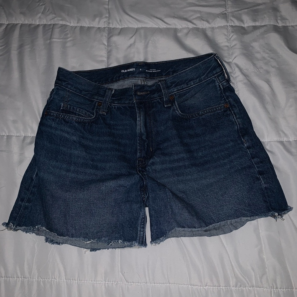 Old Navy high-rise shorts, slouchy straight